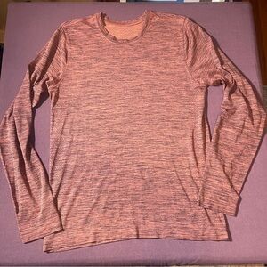 Lululemon Metal Vent Tech Surge Long Sleeve Shirt in Red/Black - Size Small